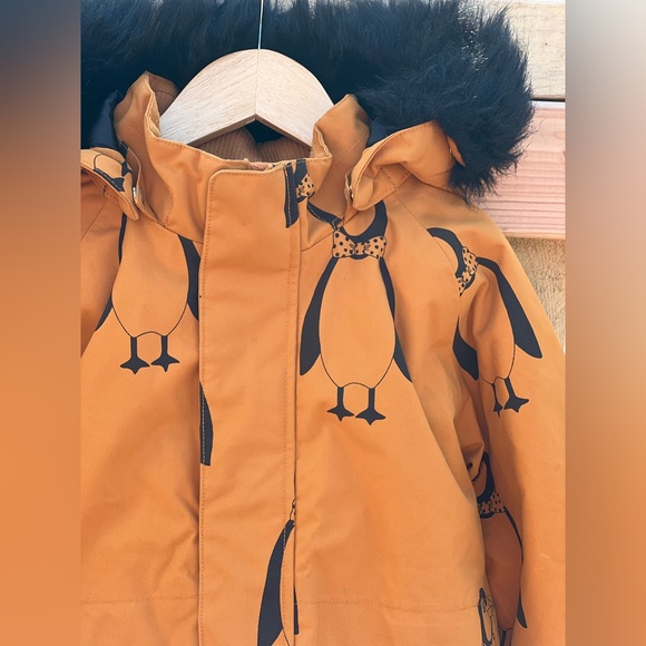 Mini Rodini Brown K2 Penguin Parka For kids All Genders - Picture 5 of 16